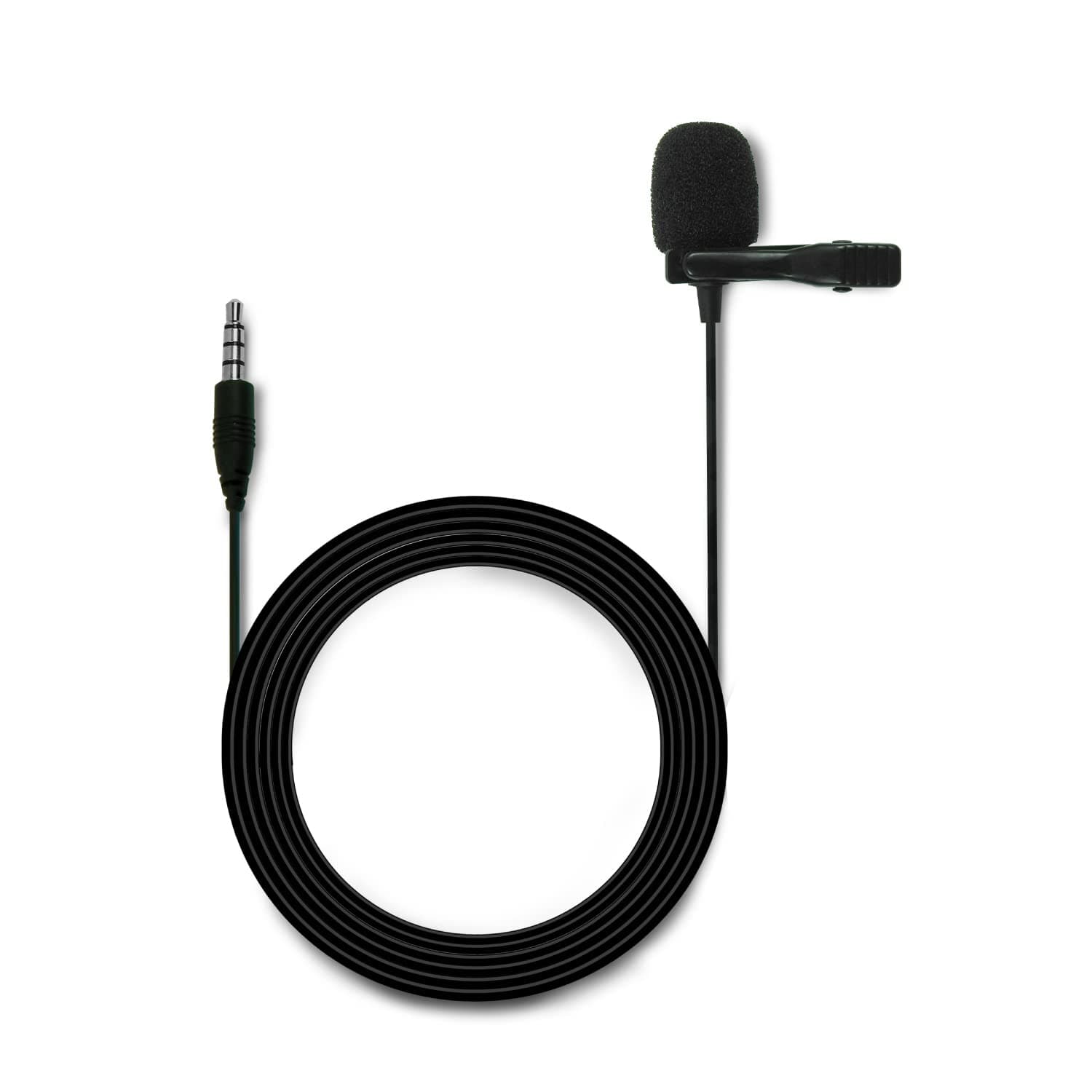 JBLCommercial CSLM10 Auxiliary Omnidirectional Lavalier Microphone For Content Creation, Vlogging & Voiceover (Black)