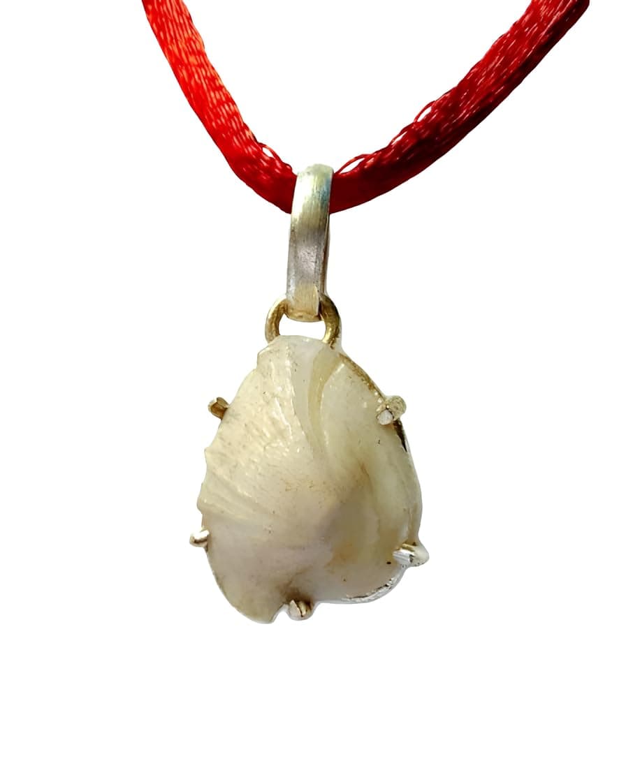 Machmani Stone Locket Original Mach mani sea stone Pisces stone 100% Natural Machh Mani for Rahu AAA Quality Certified From Gem Testing Lab Authentic