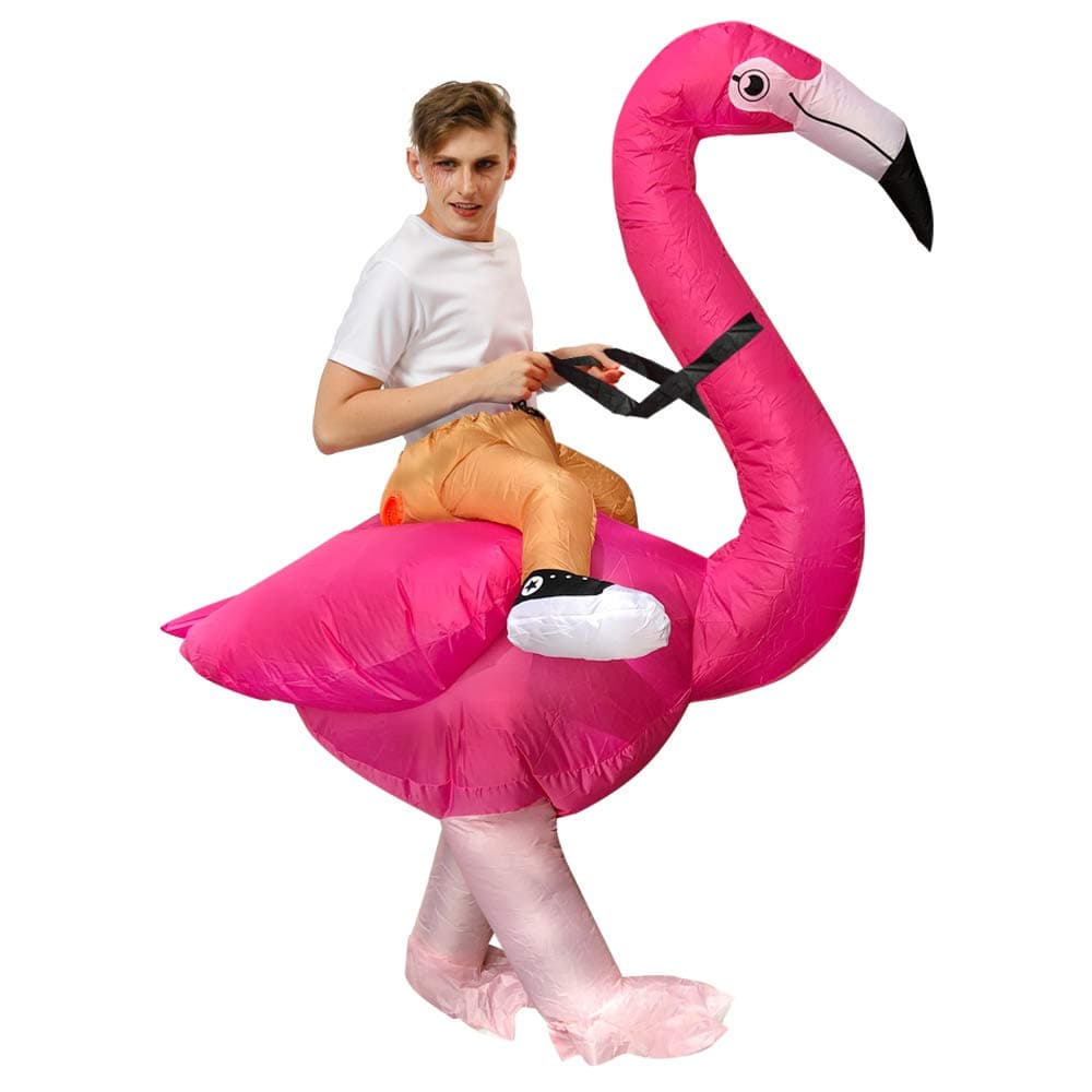 Inflatable Costume Flamingo Costume Halloween Costume Fancy Dress Cosplay Costumes for Adult