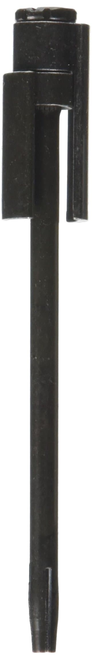 Perfect Products Residential Hinge Pin Door Stop Matte Black, Durable Carbon Steel Bumperless Design, Requires 0.25 Inch Clearance, Ultra-Low Profile Hinge Mounted with Easy No-Tool Installation