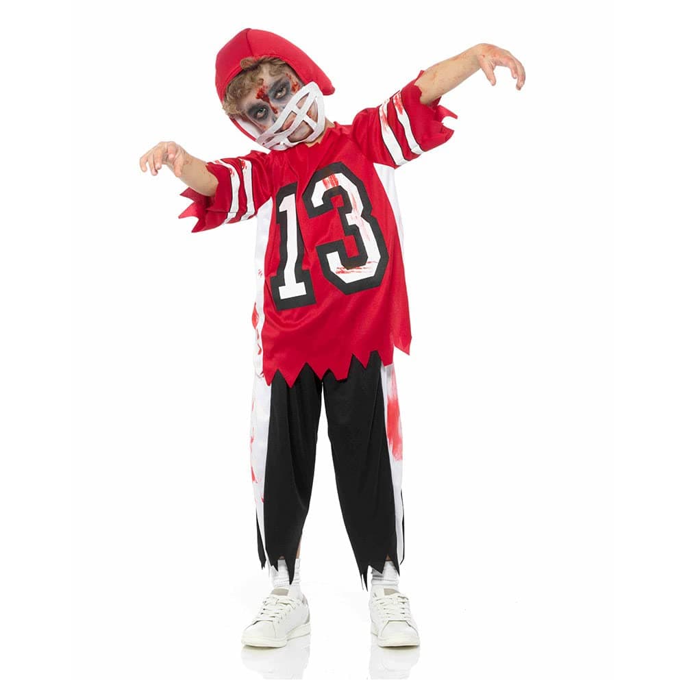 Mad Toys Zombie Footballer Kids Red, Medium 5-6 Years, 84597M