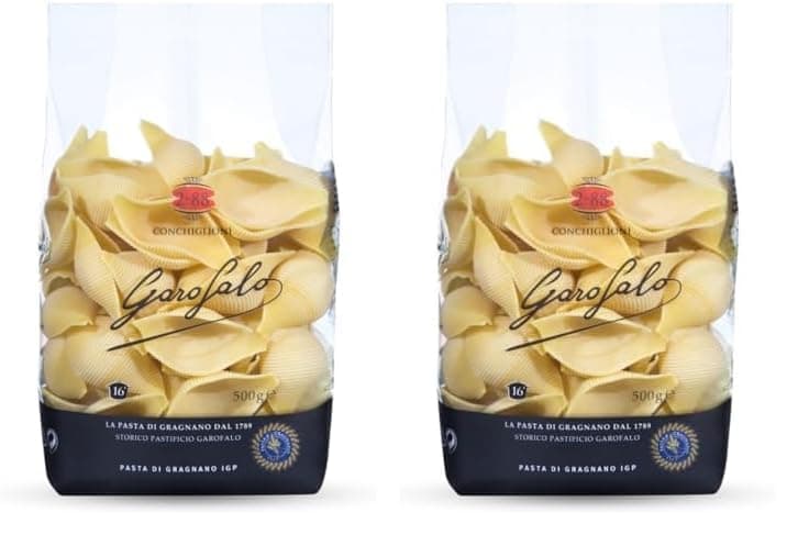 Garofalo Conchiglioni Pasta, 500 gram (Pack of 2)