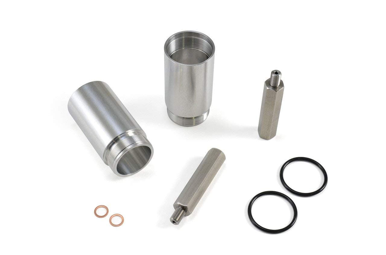 Brock's Billet Fork Extension Kit 3 Inch Natural Finish Hayabusa 08-20