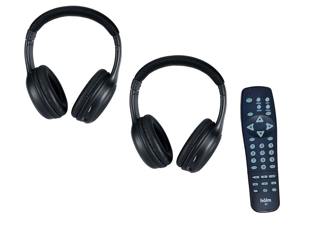 2 HEADPHONES and REMOTE for Nissan Armada Nissan Pathfinder Nissan Quest Nissan Titan Infiniti FX35 Infiniti FX45 Infiniti QX56