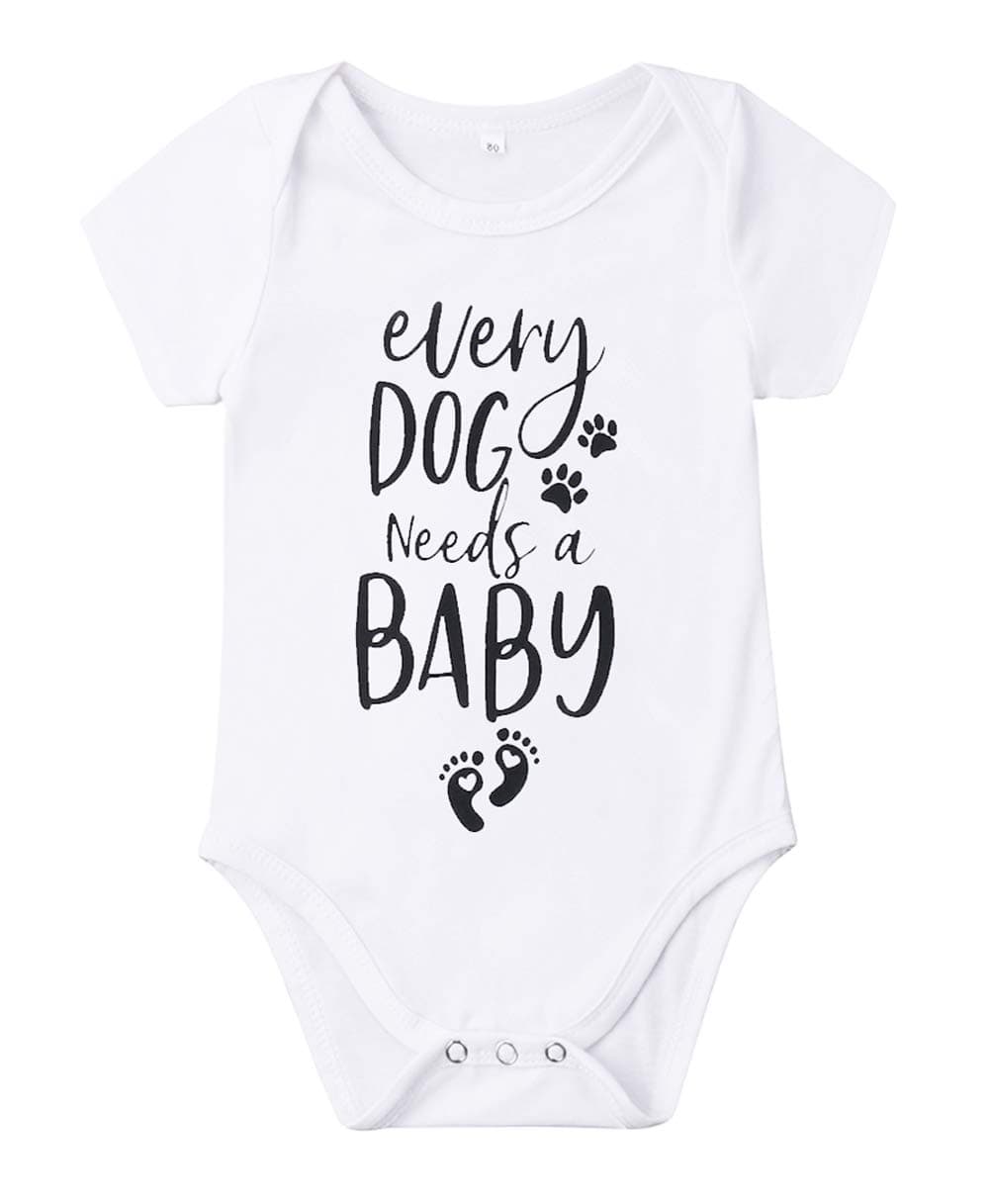 MAINESAKA Newborn Baby GOT My Mind ON My Mommy Paws Funny Bodysuits Rompers Outfits Grey 0-18M