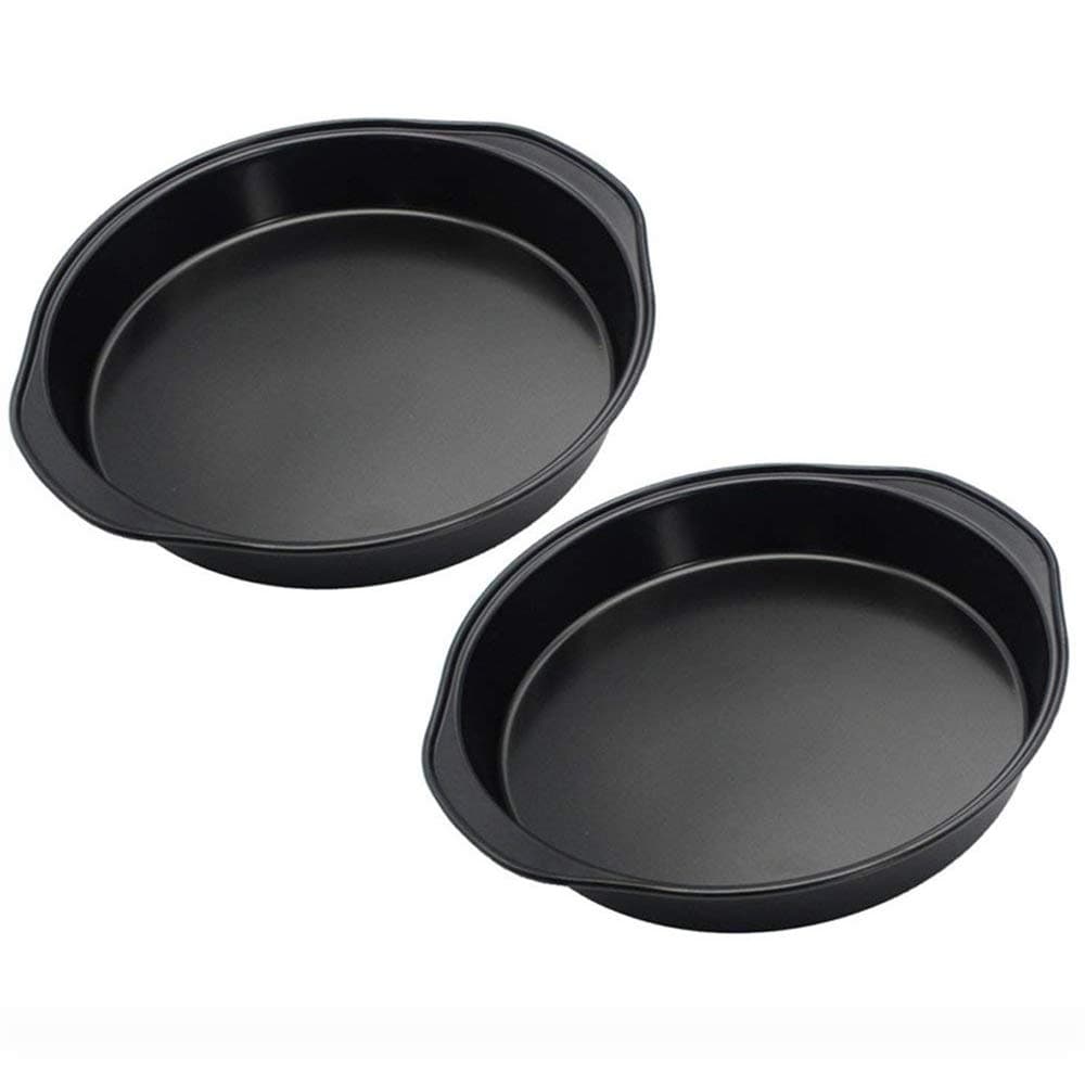 8 Inch Non-Stick Round Cake Pan Carbon Steel Bakeware Round Cheesecake Pan - Set of 2