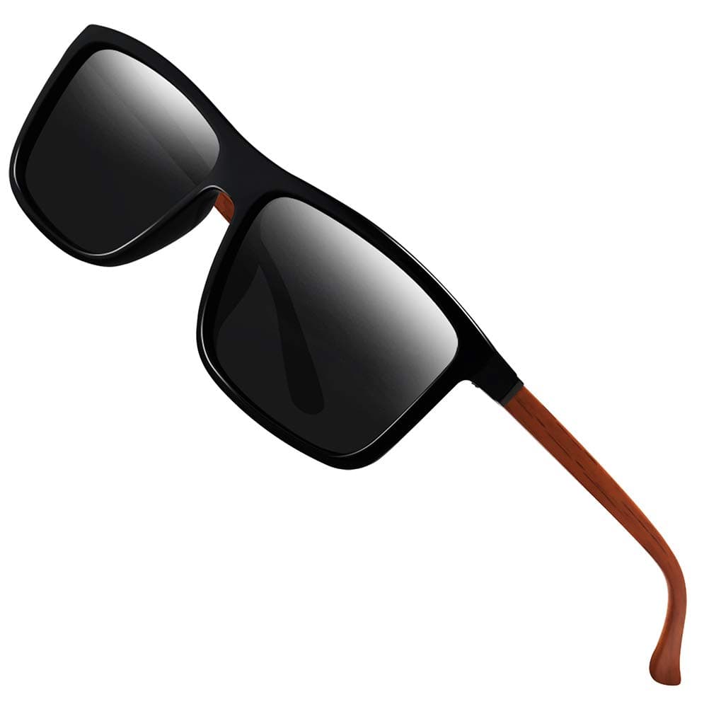 Polarized Sunglasses for Men Driving Mens Sunglasses Rectangular Vintage Sun Glasses for Men/Women