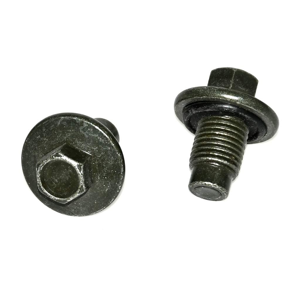 2 Pack F6TZ-6730-BA Oil Drain Plug Compatible with Ford Explorer Mustang 80-22 Super Duty