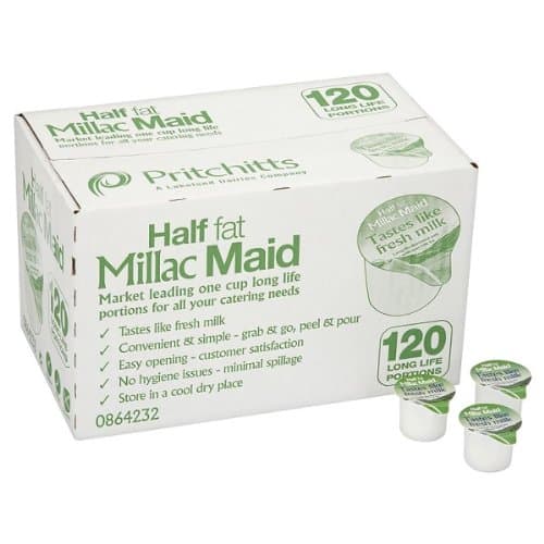 120 Millac Maid Half Fat Long Life Portions