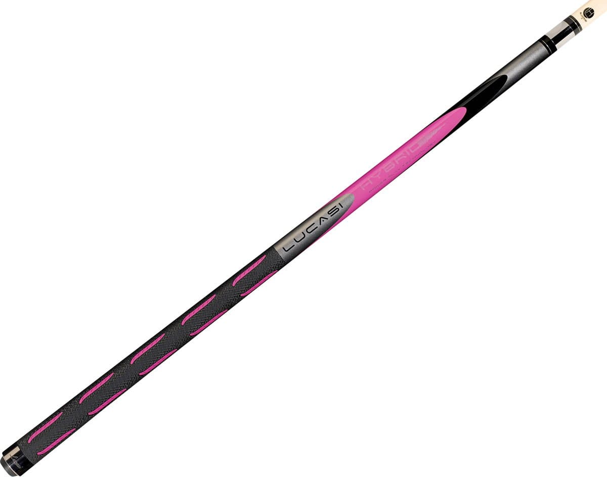 Lucasi Hybrid L-H20 Hot Pink/Silver Sport Pool/Billiards Cue Stick