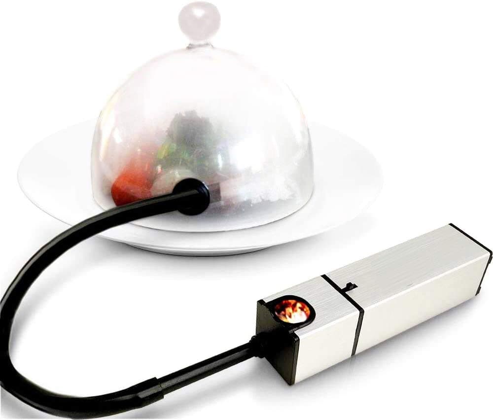 NIA Portable Smoke Infuser Hand-held Cold Smoking Gun Small Kitchen Smoker for Food including Any Meat, Cheese & Cocktails