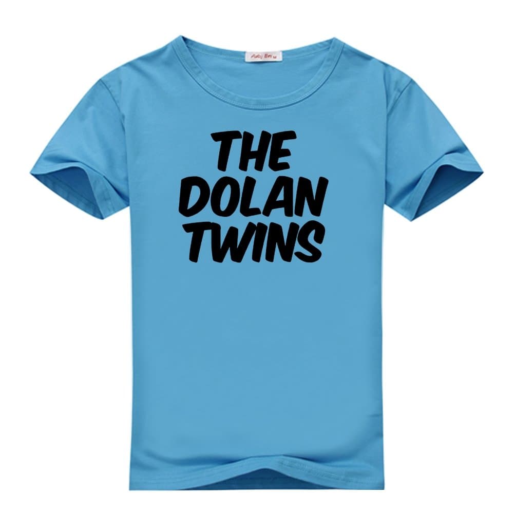 Goodj Women's The Dolan Twins T-Shirt M Sky Blue