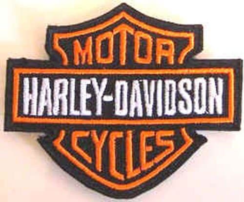 Sew-on Iron-on Embroidered Patch Biker HOG Chopper Bobber Badge (H)