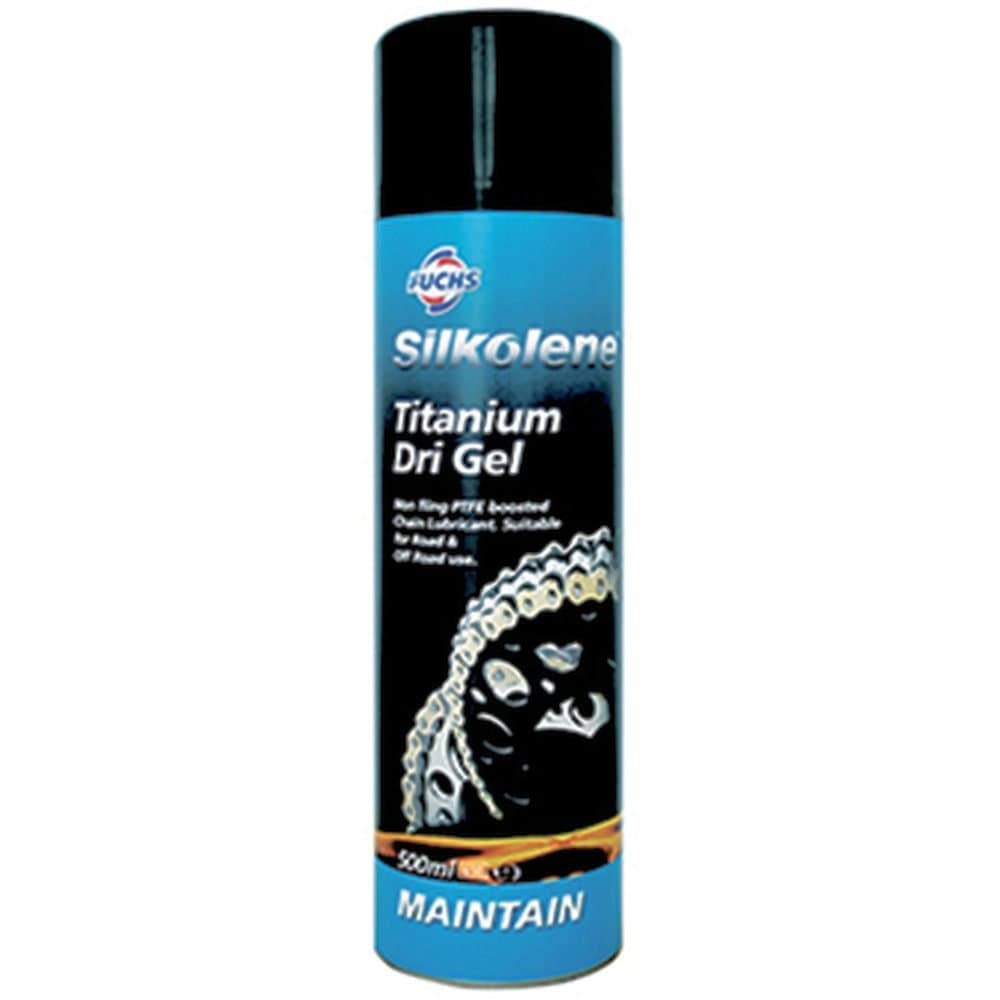 Silkolene Motorcycle Chain Lubricant, Titanium Dri Gel - 500ml, 0.4kg
