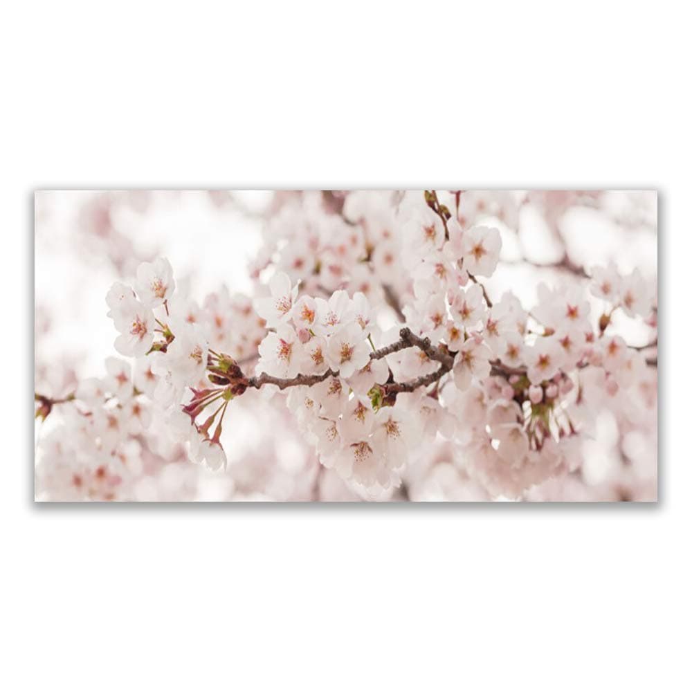 Tulup Acrylic Glass Print 140x70cm Wall Art - Wall Picture behind Plastic/Acrylic Glass - Flowers Floral