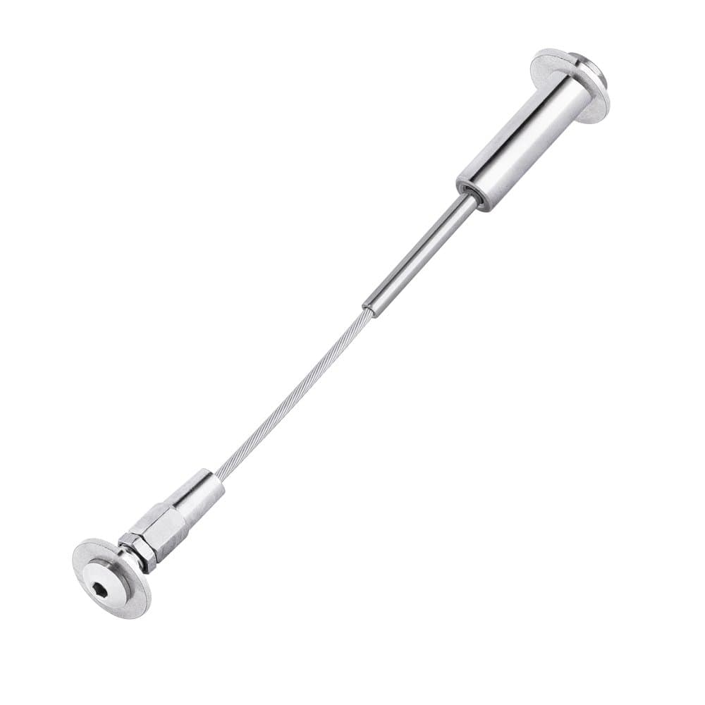 Stainless Steel Cable Quick Lock Swageless Assembly Type 2 for 1/8 Inch Wire Rope Cable for Wood Post on Rail Deck (10 Feet)