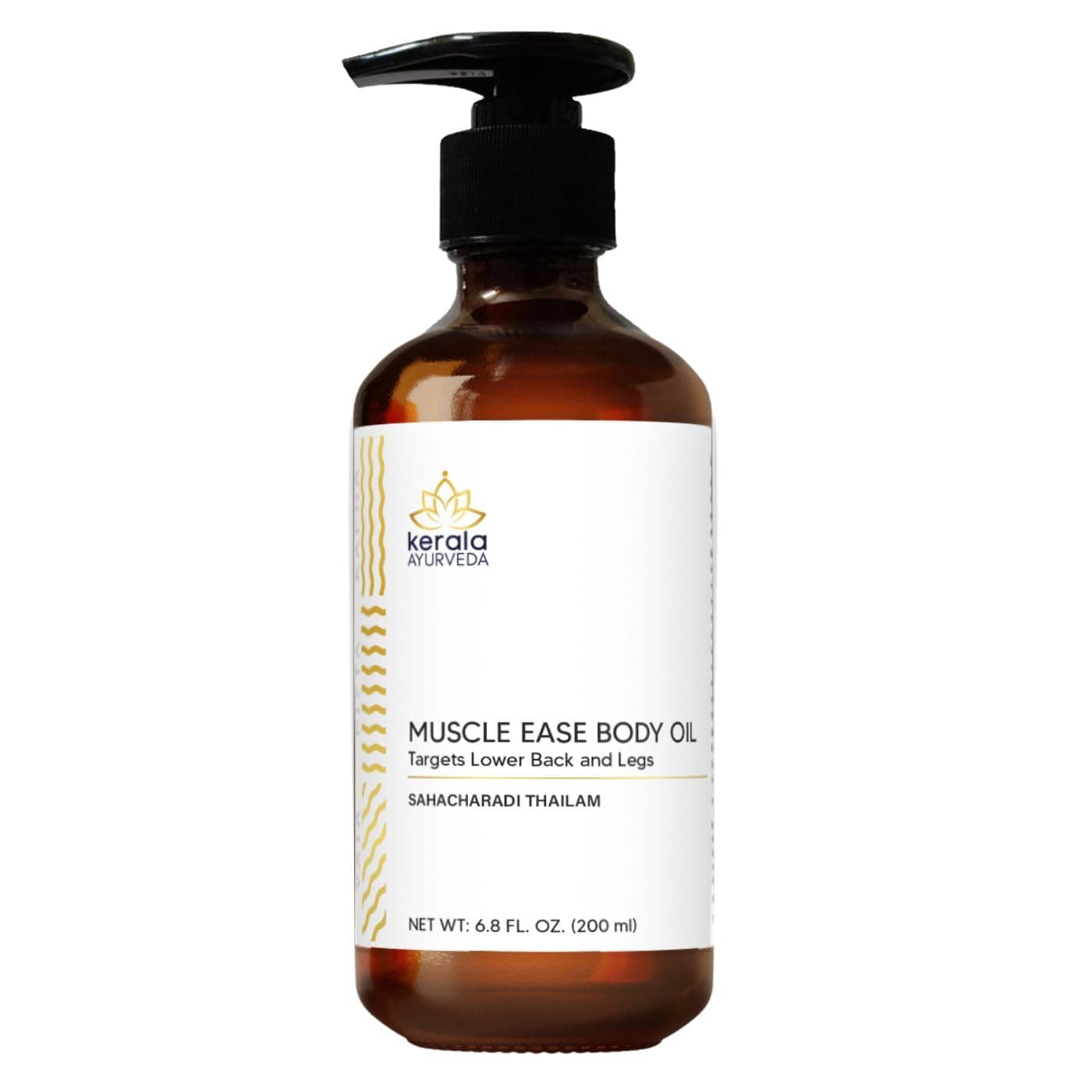 Kerala Ayurveda Sahacharadi Thailam - 6.76 Fl Oz | Herbal Massage Body Oil | Lower Back and Legs Support Oil | Enhances Healthy Circulation | Natural Muscle, Joint, & Ligament Relaxant