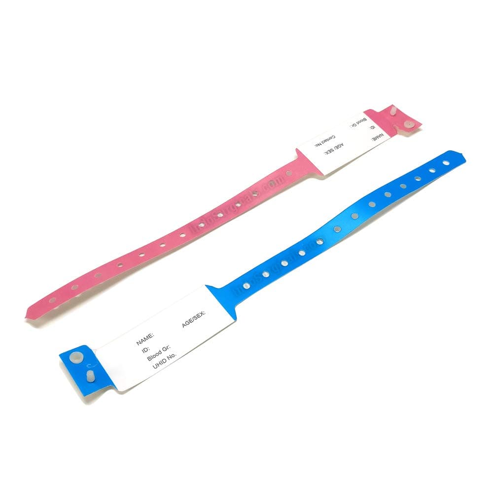 IS IndoSurgicals Patient Identification Band Adult Size for Mother (Pack of 100 Pcs.)