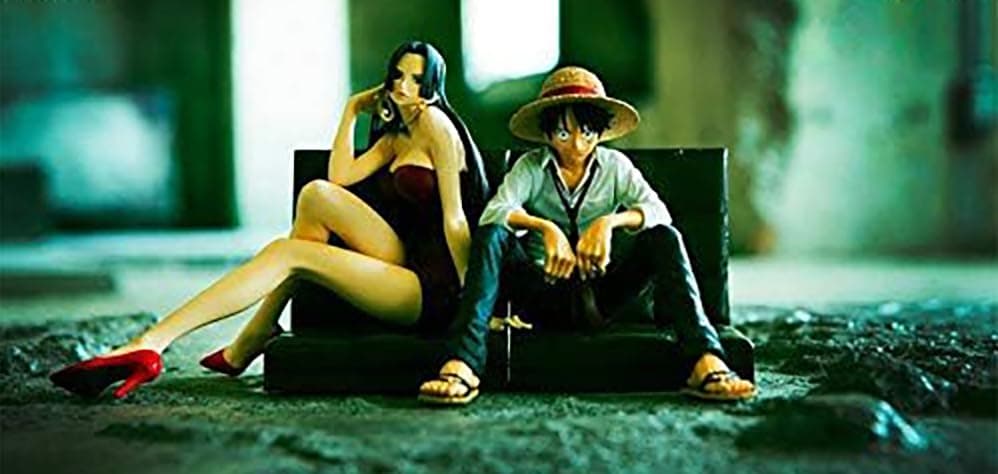 JAPAN OFFICIAL Figure Set One Piece Creator X Creator Boa Hancock 2 II Monkey D. Luffy RUFY #1