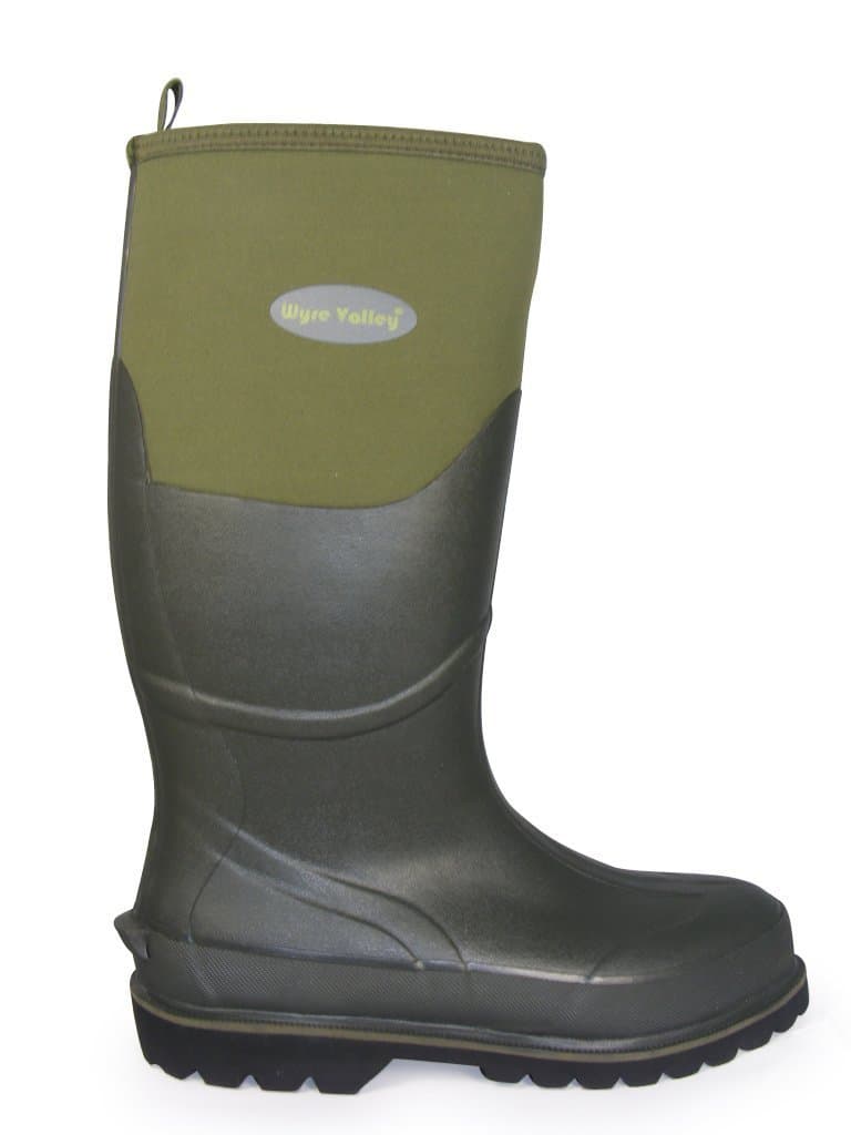 Trent Mens Womens Green Shooting Mucker Country Wellington Stable Boots UK 5