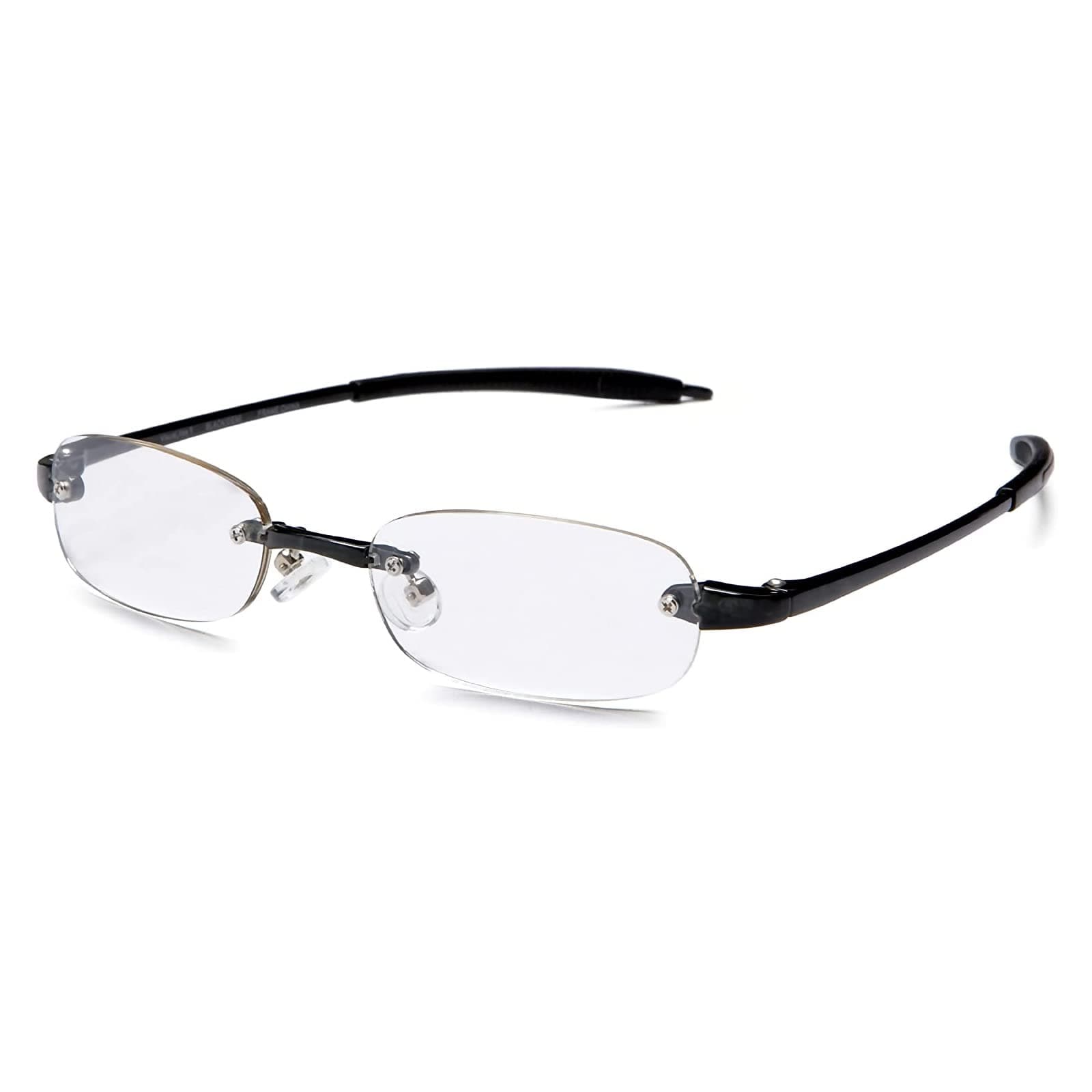 Visualites Lightweight Oval Rimless Reading Glasses for Men and Women - Model - VIS 5