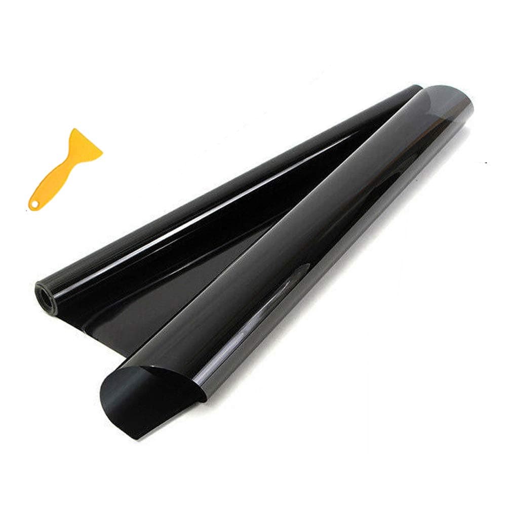 Mayyou Car window Tint Film Tinting Super Dark Black Film Bathroom Blinds 15%/20%/25%/35%/50% 300 * 50cm