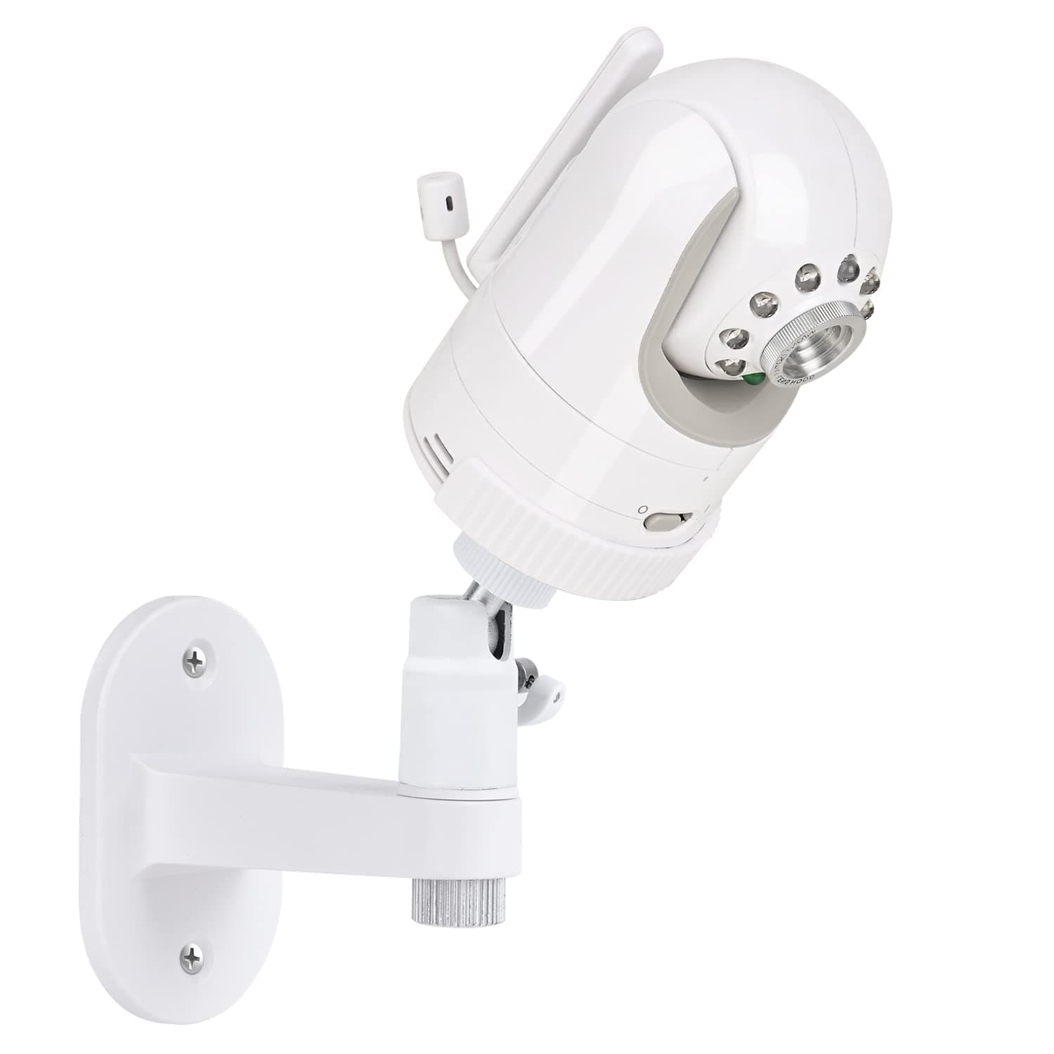 Adjustable Baby Monitor Wall Mount for Infant Optics DXR-8 and DXR-8 Pro Baby Monitor, Perfect View Angle and Easy Installation Without Drilling