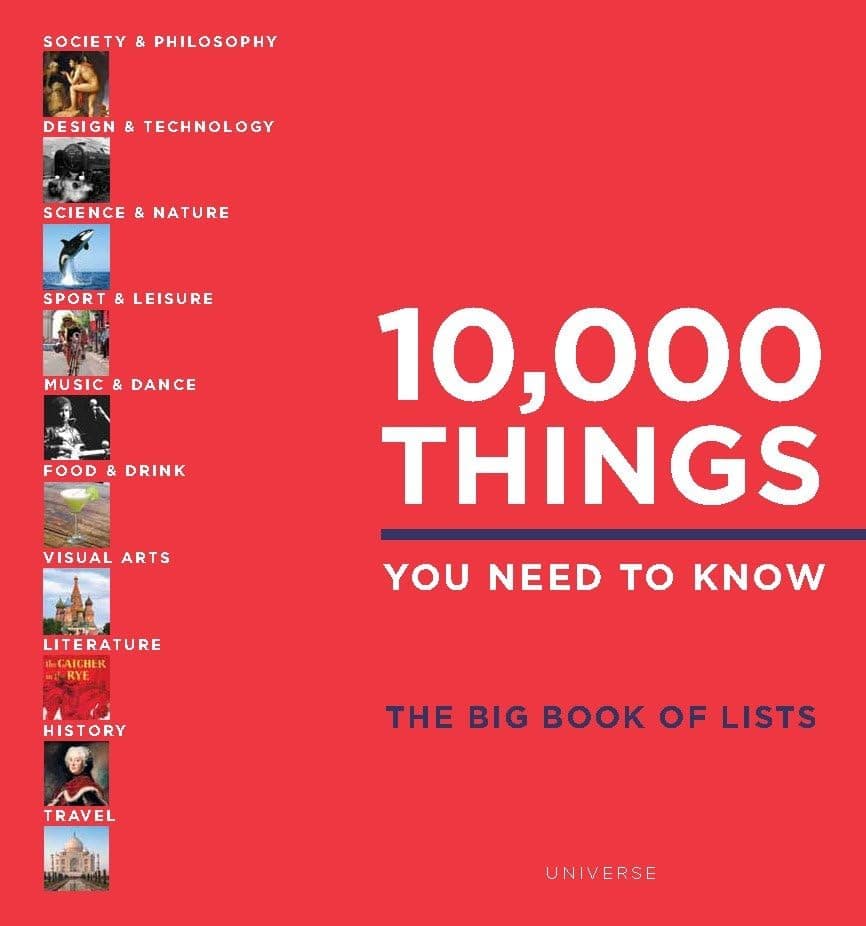 10,000 Things You Need to Know: The Big Book of Lists Hardcover – October 25, 2016