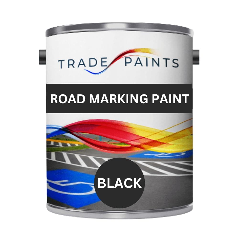 Heavy Duty Road Line Car Park Marking Paint (5 Litre, Black)