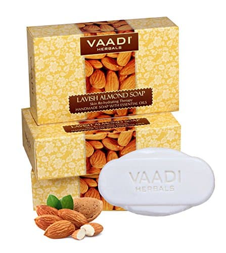 Vaadi HerbalsSkin Rehydrating Lavish Almond Soap 3x75g