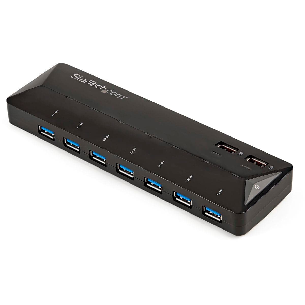 7-Port USB 3.0 Hub plus Dedicated Charging Ports - 2 x 2.4A Ports