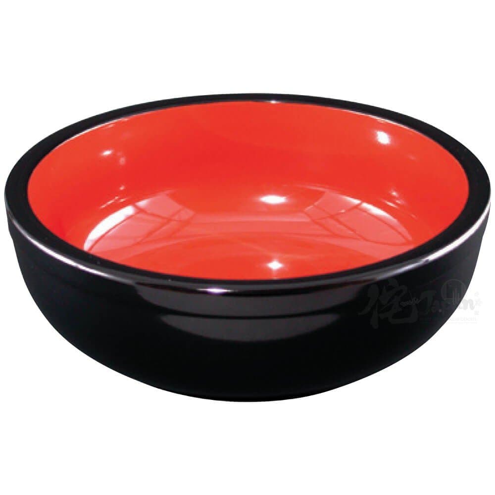 Fukui Craft 8.5-Jp-Inch Jumbo Noodle-Black Outside & Red Inside, Black Top 3.4 X 9.9 X 9.9