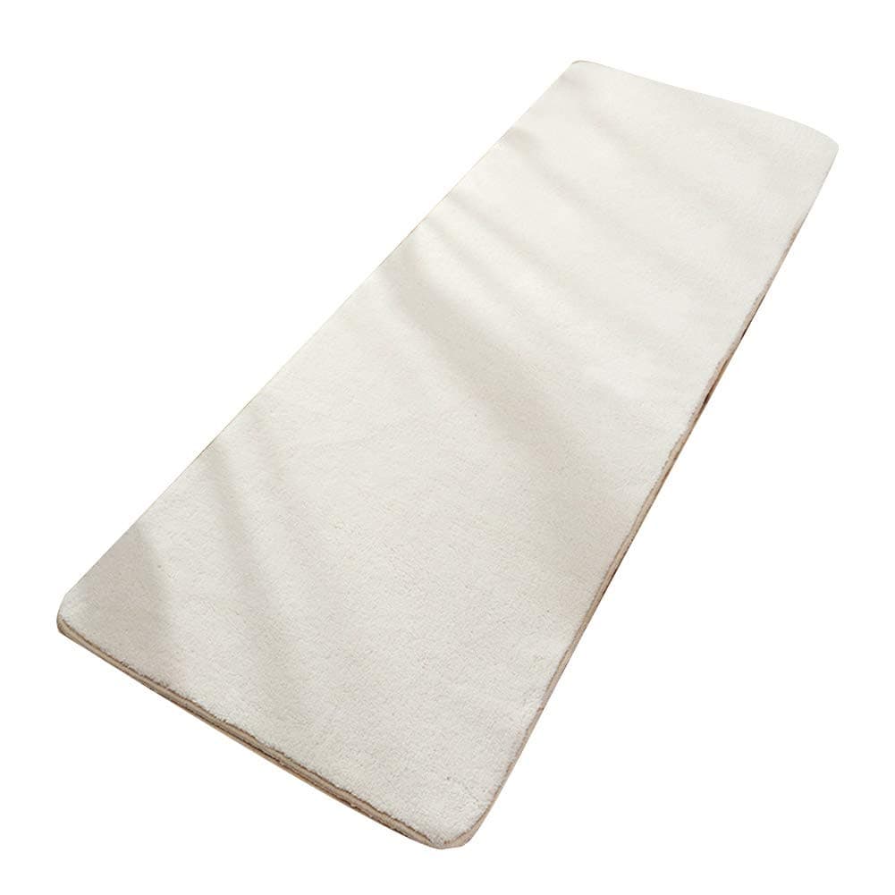 Yaoyodd19 Floor Mat Floral Letters Print Rug Pad Anti Slip Carpet for Living Room Bedroom Decor 60160cm White