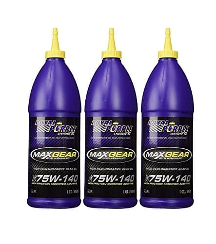 Royal Purple 01301 Max-Gear Synthetic Gear Lube Oil 75W-140 Pack of 3 Quarts by Royal Purple