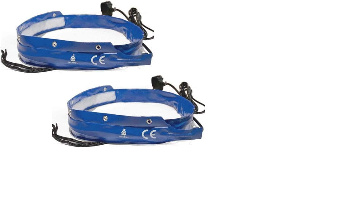 2X Brewbelt Homebrew Heat Belt for Buckets Barrels Keg Demijohns Wine Beer UK