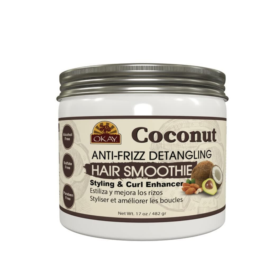 Coconut Curls Smoothie, Curl Enhancer, Alcohol, Sulfate & Paraben Free, 17 oz