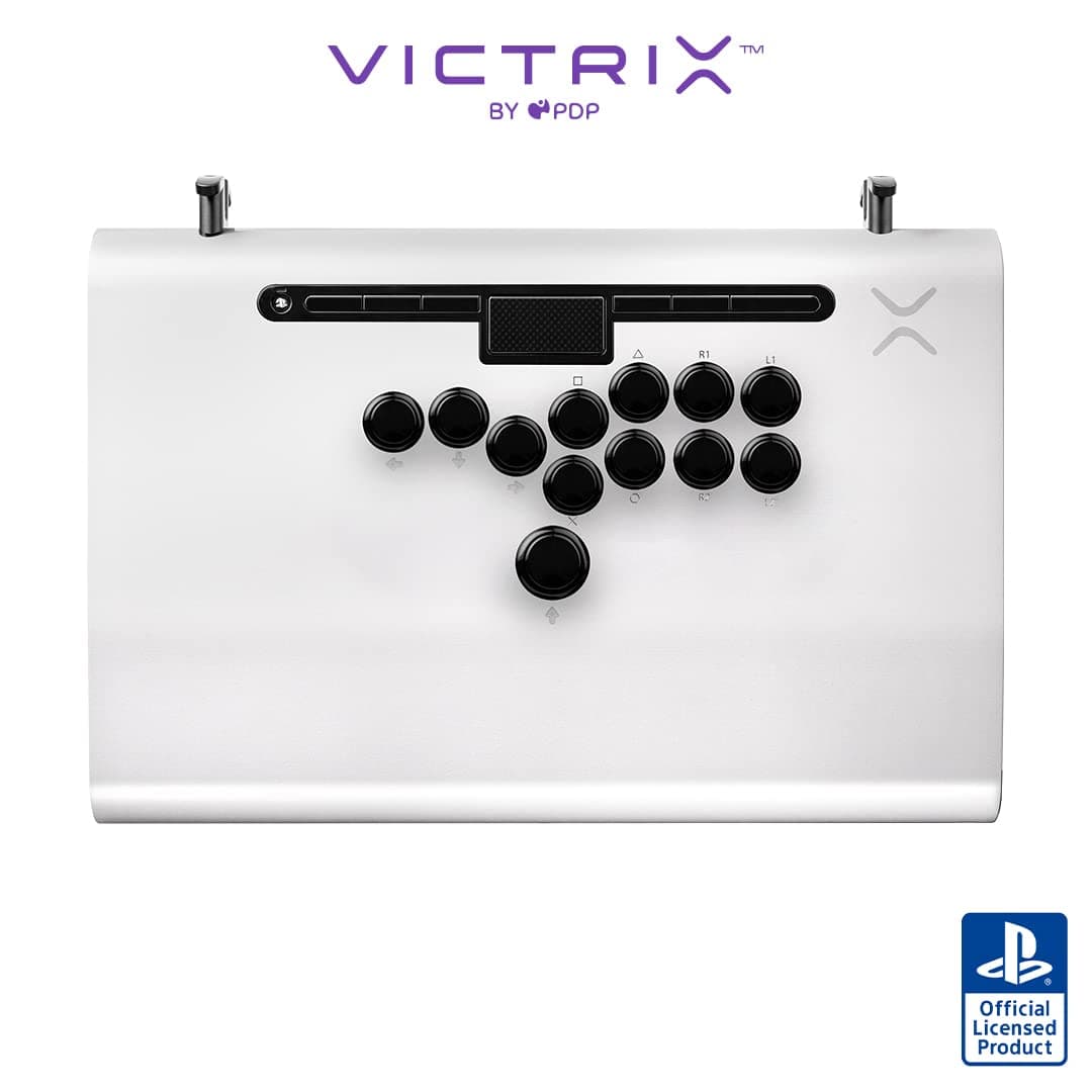 – PDP VICTRIX PS5 PRO FS-12 – WHITE Fightstick