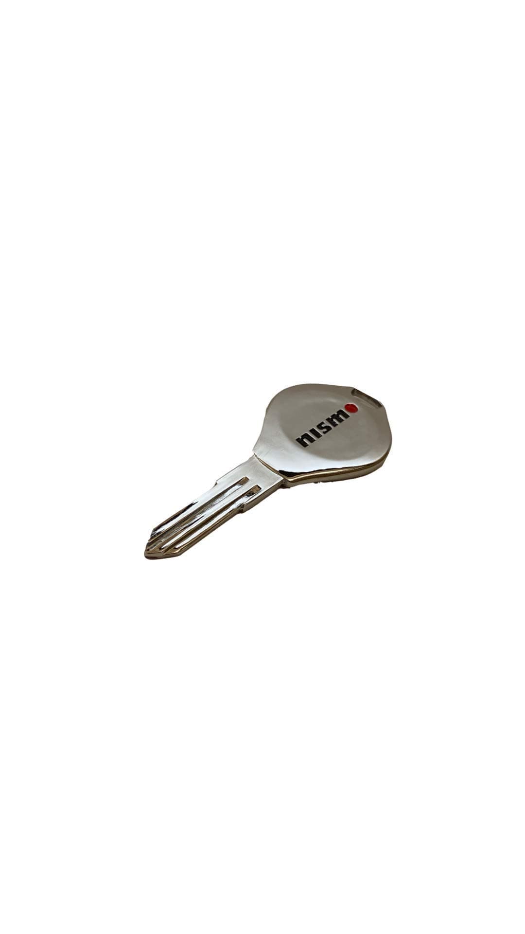 Nissan KEY01-RN008 Nismo JDM Key Blank Skyline - R32/R33 - Replacement Key - JDM Nismo Key - Skyline Key Blank - Car Key Fob Replacement - Master Key Silver Small