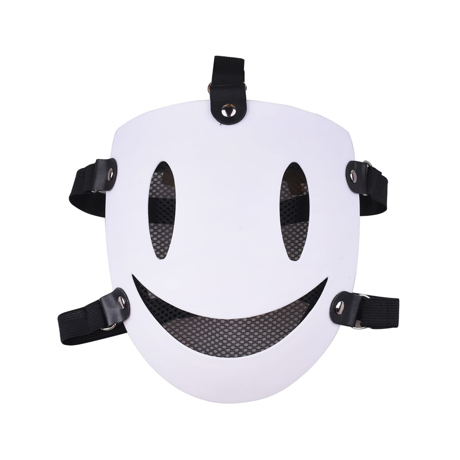 High-rise Invasion Tenku Shinpan White Smile Mask Halloween Cosplay Mask