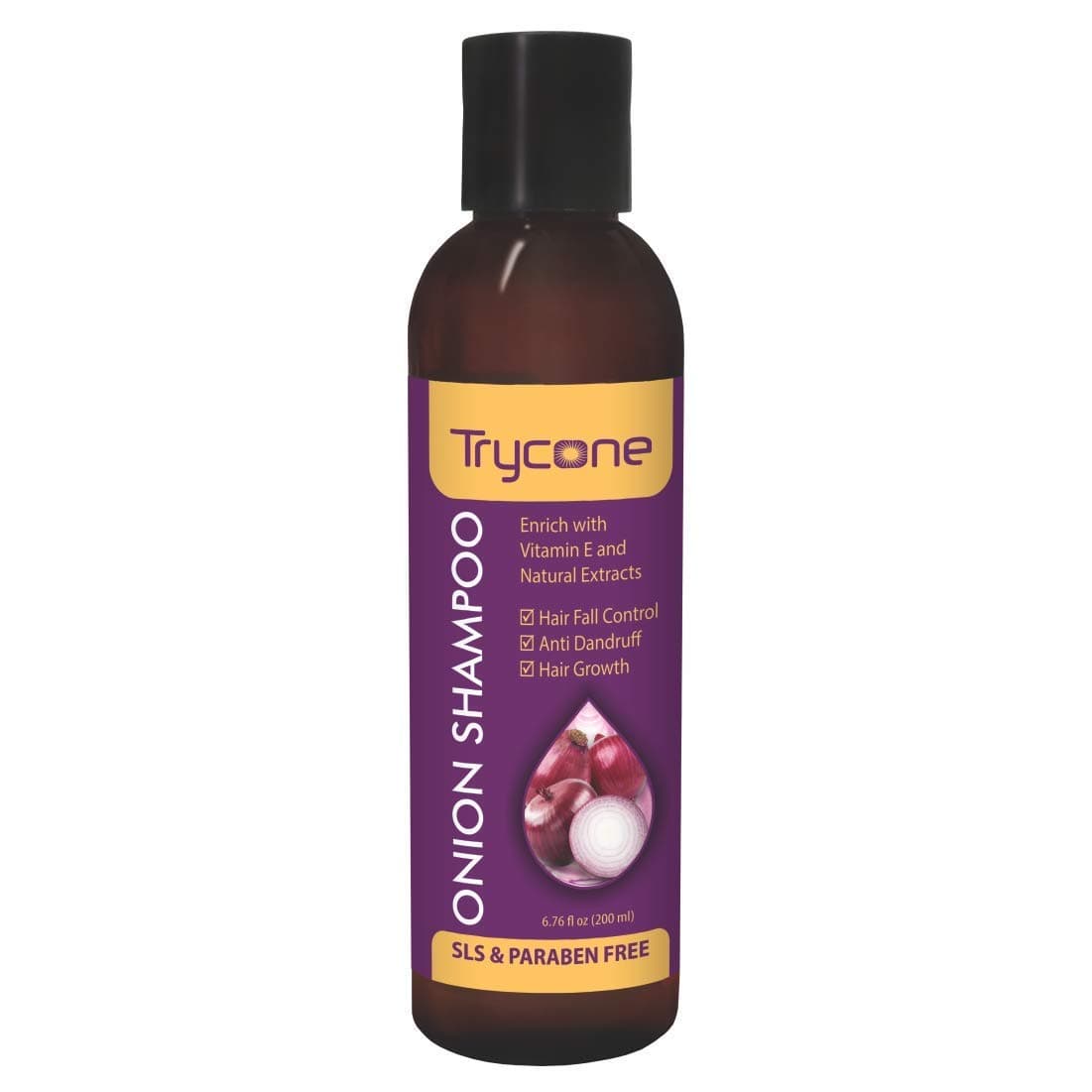 Trycone Onion Shampoo for Hair Hygeine, 200 Ml