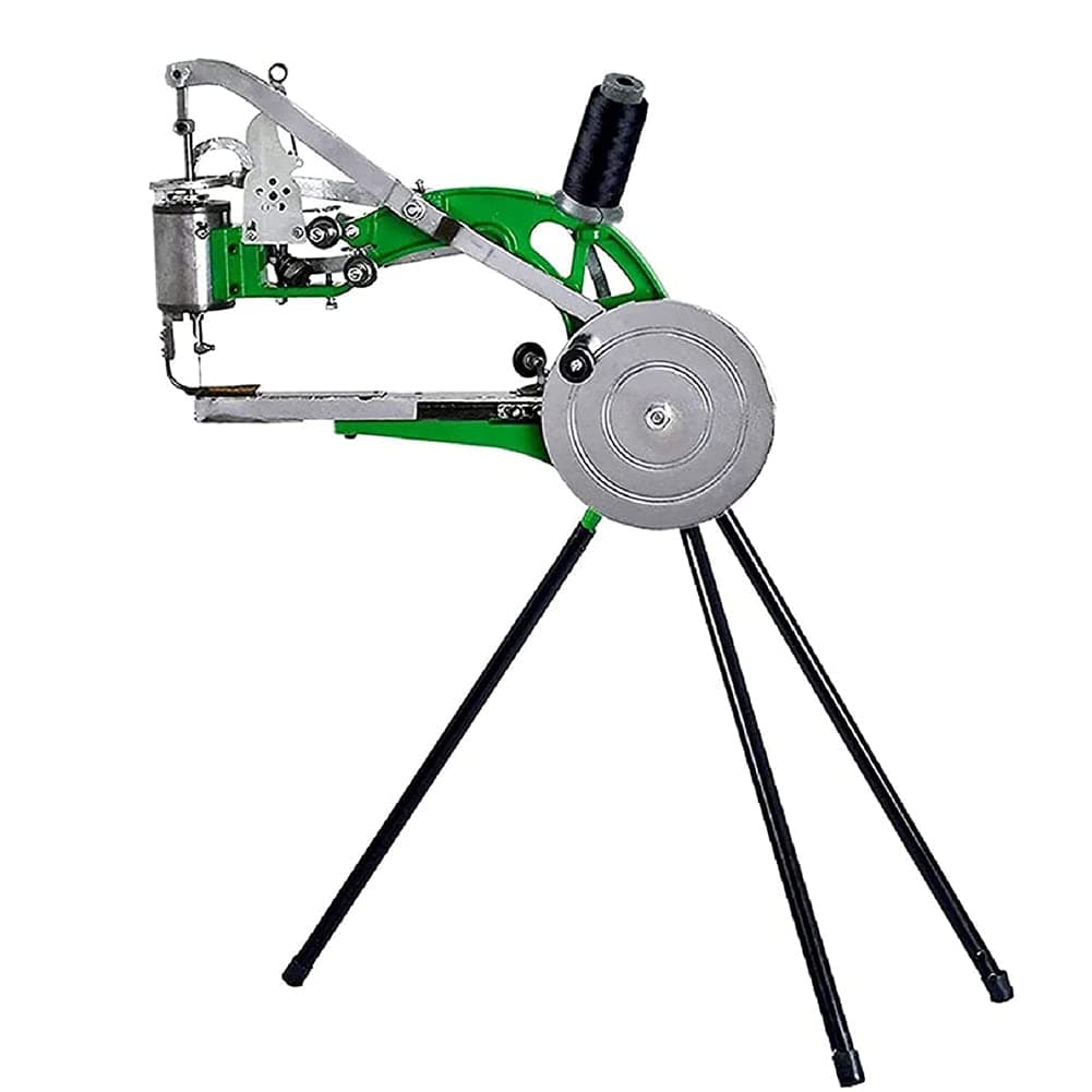 Leather Sewing Machine, Heavy Duty Metal Manual Hand Cobbler Shoe Stitching Repair Mending Machine with Tripod for Bags Tents Clothes Quilts, Coats, Trousers