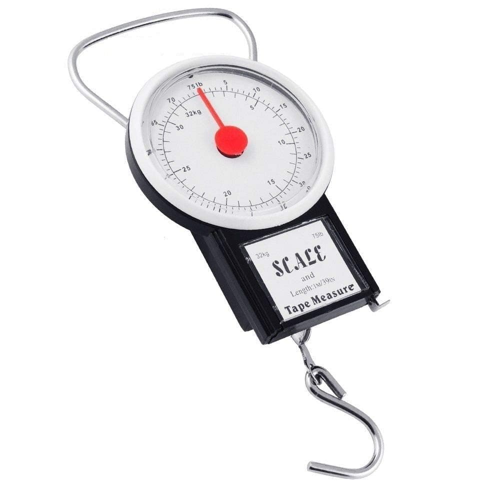 New Portable Travel Suitcase Baggage Luggage Weighing Scale Hook Weight Scale Hand Held Compact 32 KG