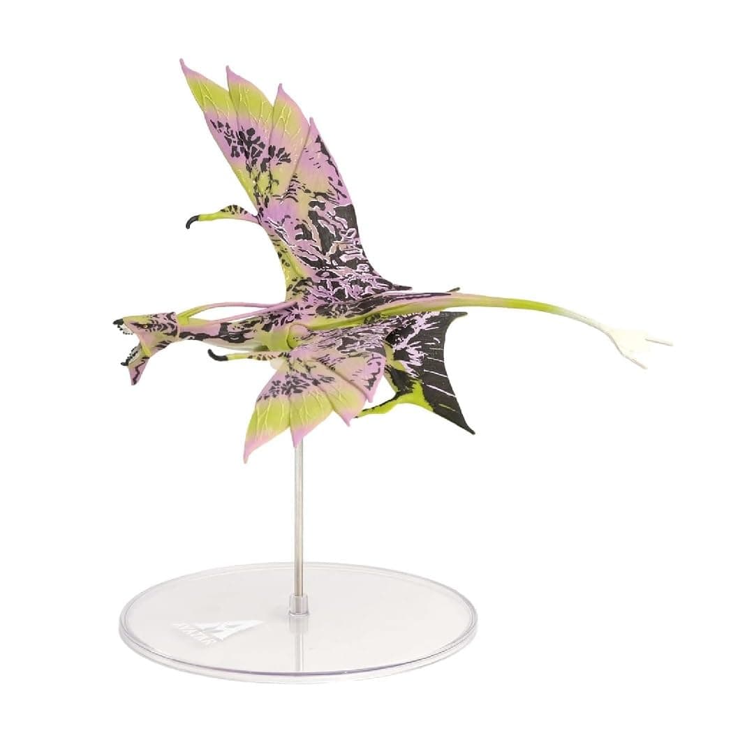 McFarlane Toys - Disney Avatar – World Of Pandora Mountain Banshee Avatar Movie Action Figure – Disney Toys – Pink And Yellow – Collectible Figure – Ages 8+
