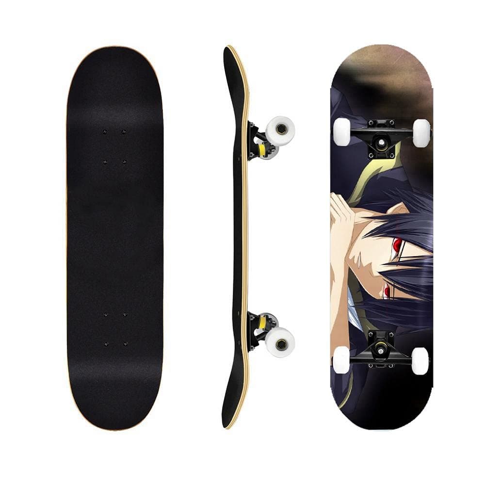 Fairy Tail Skateboard Naz Grey Elisa Lucy Mister Hill, Cruiser Complete Board Seven Layers of Maple, ABEC-7 Bearings, Suitable for Teenagers, Adults, Beginners Tricks Skateboard