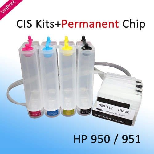 For HP Officejet Pro 8100 8600 8620 8640 8615 950 951 Continuous Ink System CISS