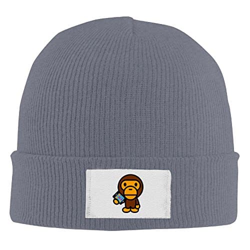 Unisex Famouse Rapper Singer Kid Cudi Bape Beanie Cap Fleece Cap Watch Cap