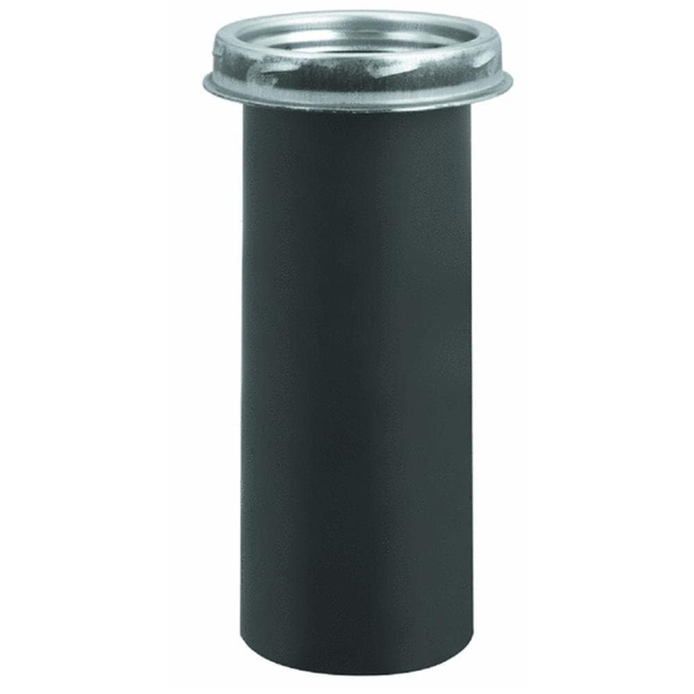 Metalbestos 6T-DSAC Matte Dripless Smoke Pipe Apapter with Coup, 6-Inch, Black