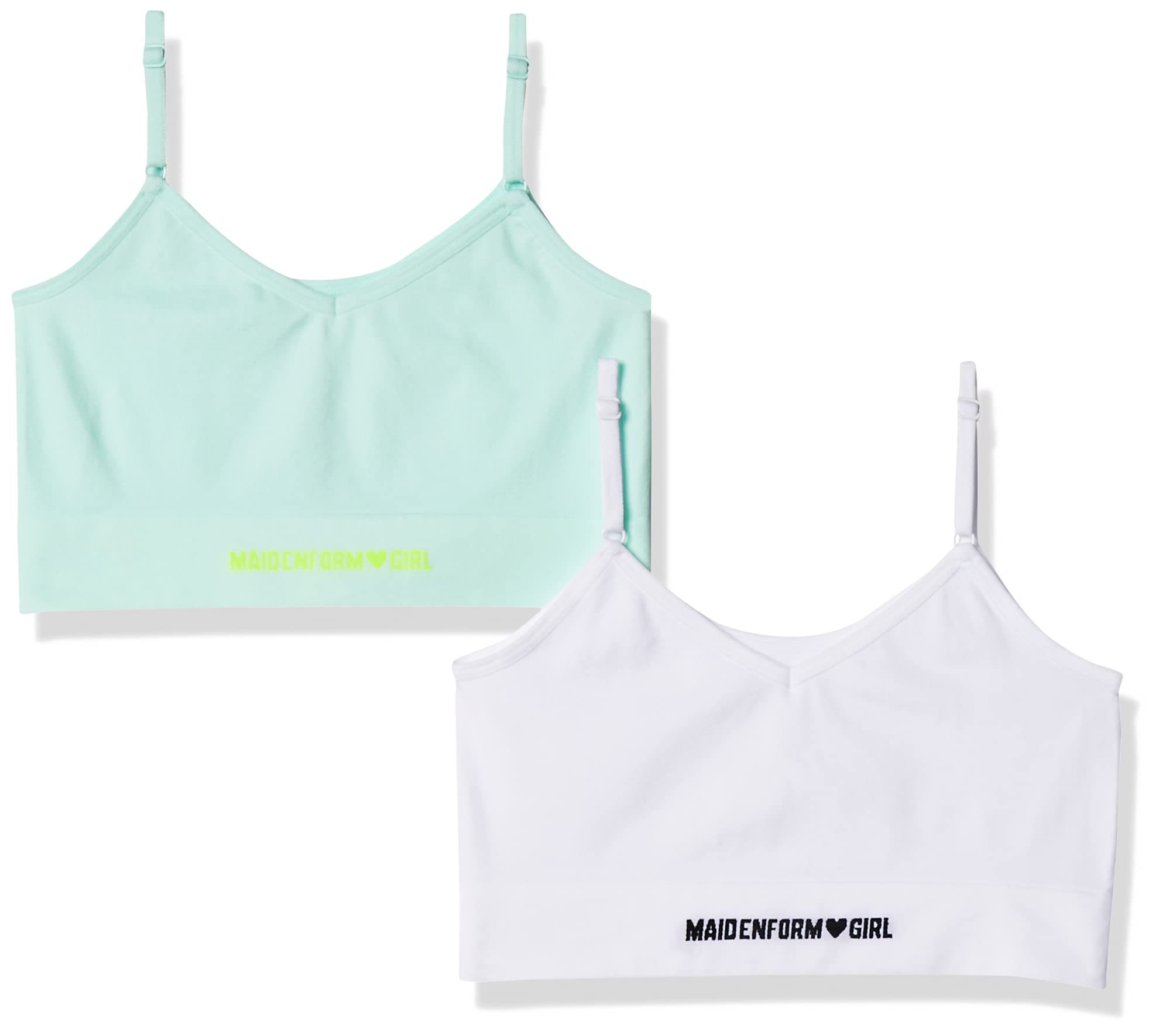 Maidenform Girls Comfort Brami Bralette, 2 Pack