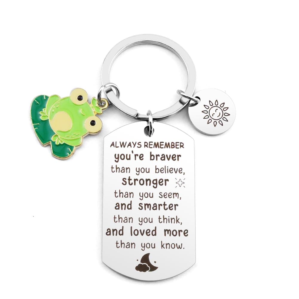Inspirational Gifts for Women Men Christmas Encouragement Motivational Positive Meaningful Gifts Keychain