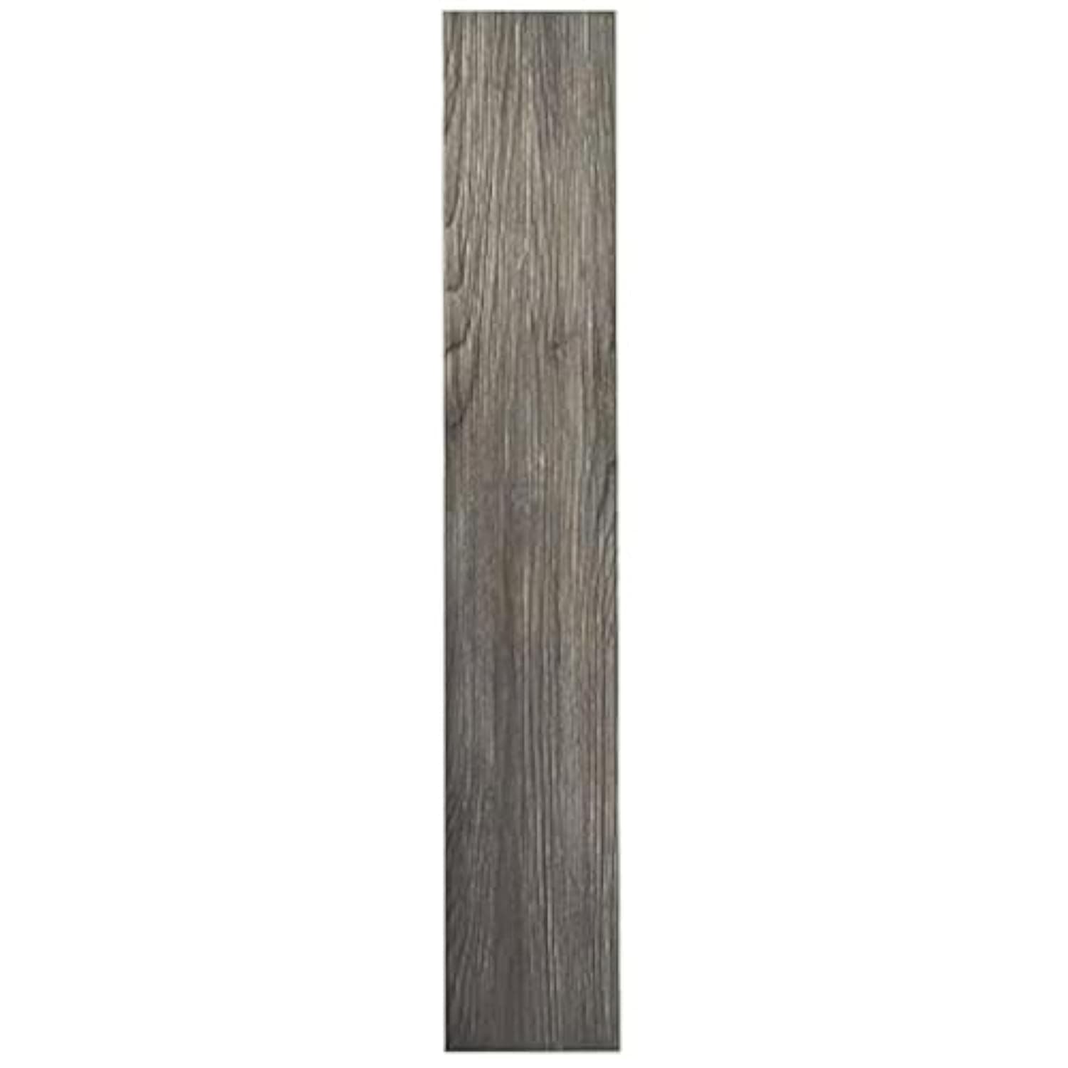 Tivoli II Self Adhesive Vinyl Floor Planks, 10 Pack - 6" x 36", Silver Spruce - Peel & Stick, DIY Flooring - Natural Wood Grain Feel for Kitchen, Dining Room & Bedrooms by Achim Home Decor